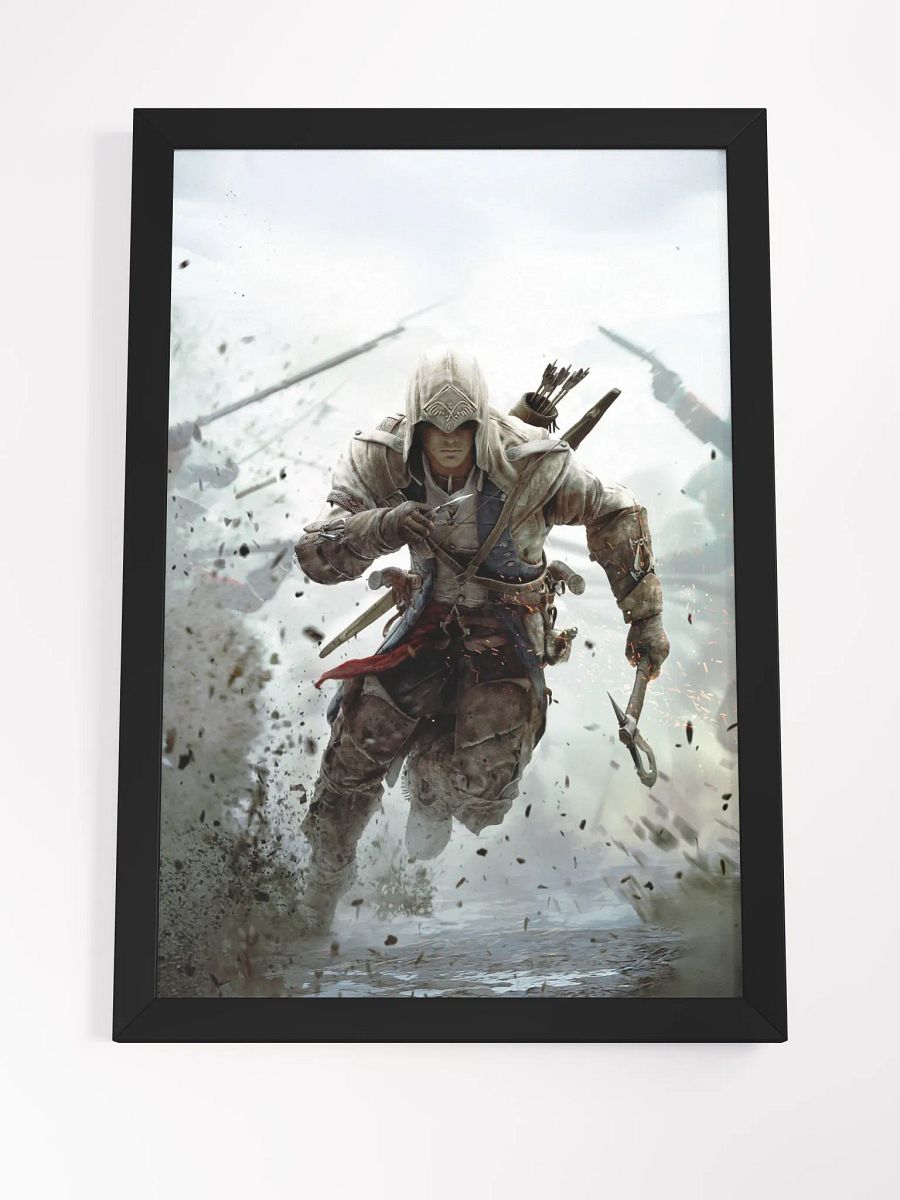 Assassin's Creed - Connor in Motion Framed Print product image (4)