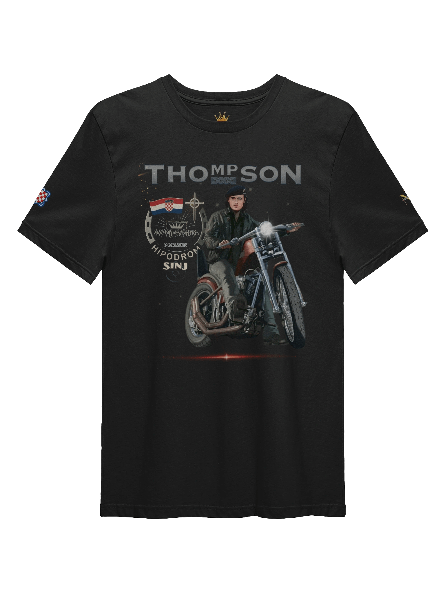 Crowned PNB Thompson Hipodrom Sinj Logo Next Level Tee product image (1)