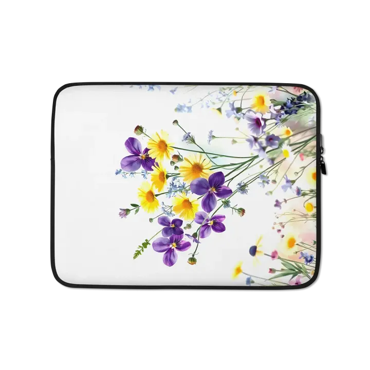 Floral Harmony Laptop Sleeve product image (1)