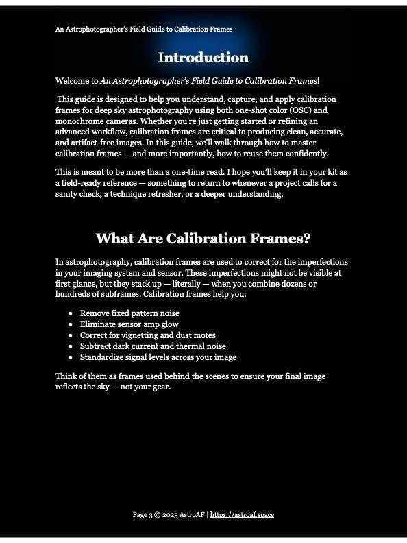 An Astrophotographer’s Field Guide to Calibration Frames product image (3)