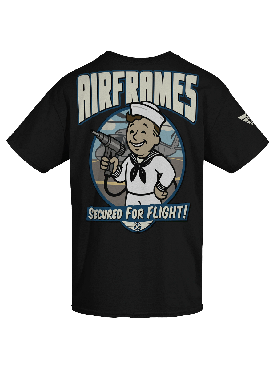 "AIRFRAMES: Secured!" Work Shirt product image (3)
