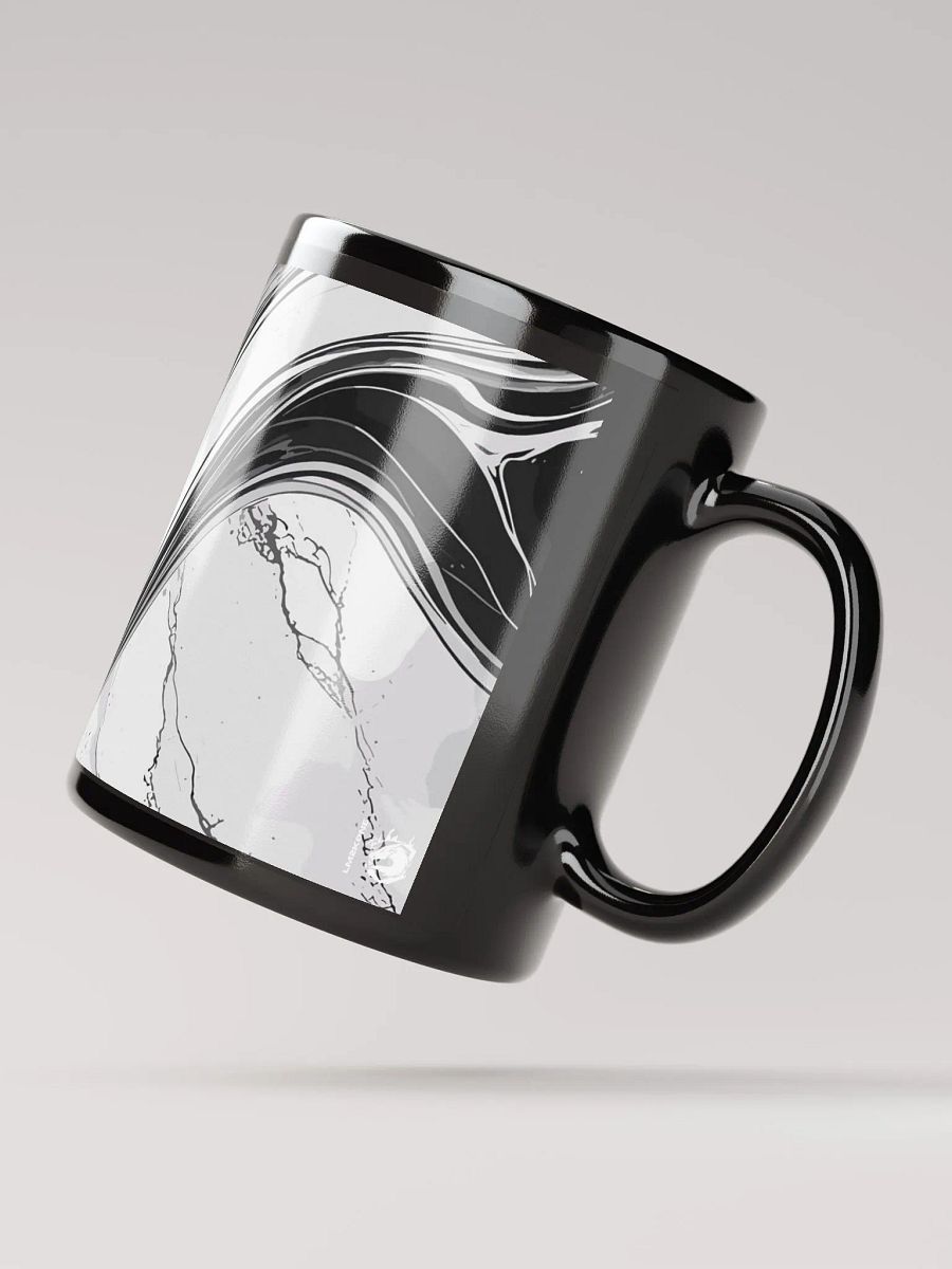 Swirling Monochrome Blossom Mug product image (5)
