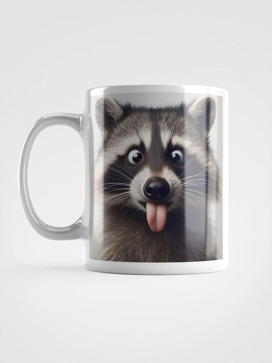 Rude Raccoon #Humorous Mug - White product image (6)