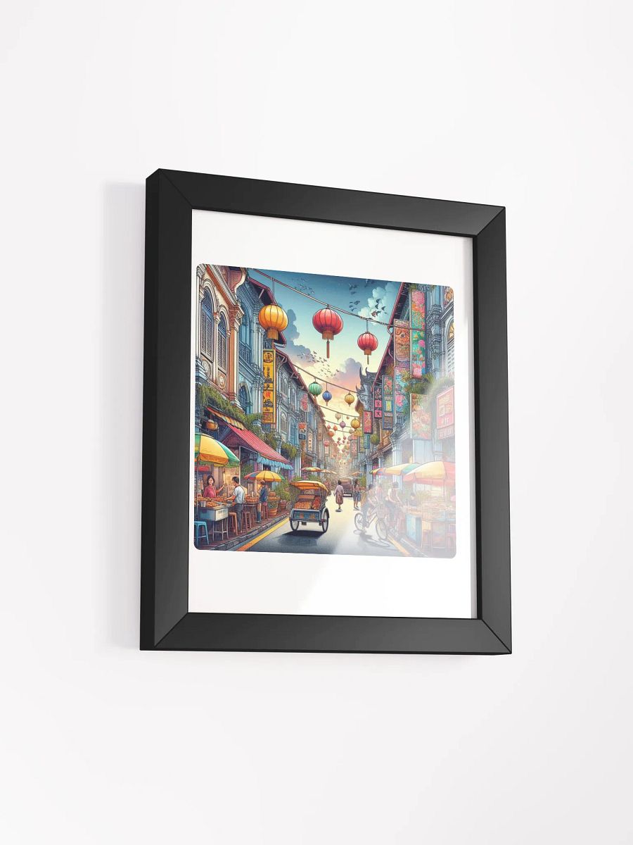 East Asian Street Festivity Poster | Ai Work penang city product image (20)