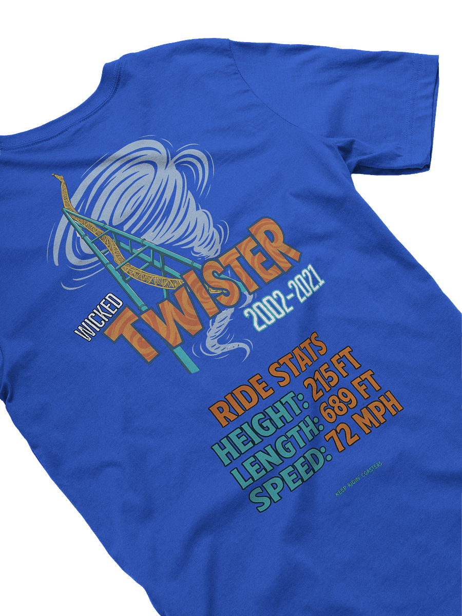 Wicked Twister 2002-2021 Roller Coaster T-Shirt product image (17)