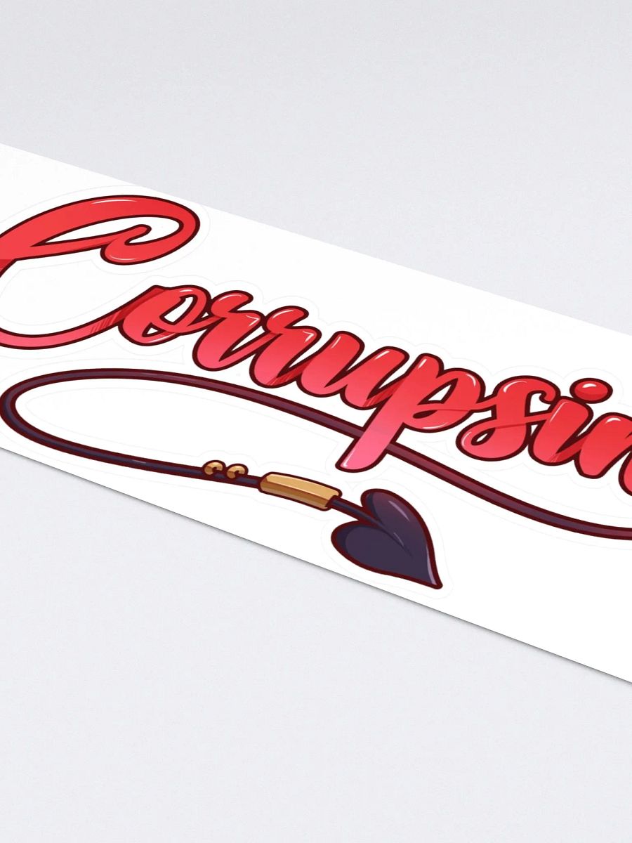 Corrupsin Name Sticker (long boi) product image (4)