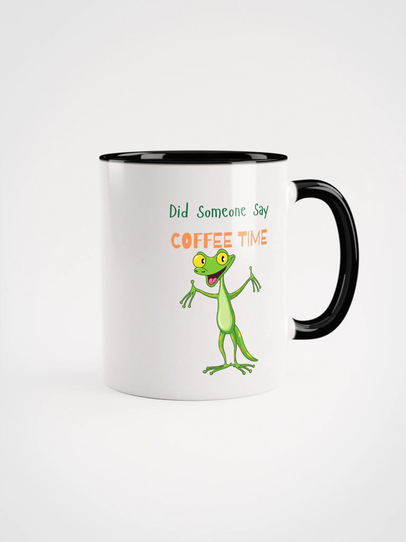 Lively Gecko Coffee Time Ceramic Mug product image (5)