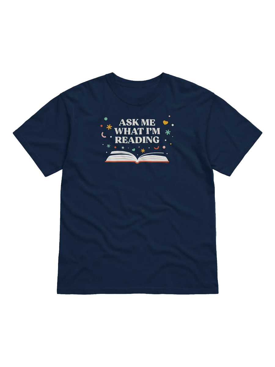 Ask Me What I'm Reading Heavyweight T-Shirt product image (1)