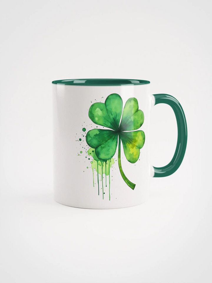 Shamrock Splash Watercolor Mug product image (2)