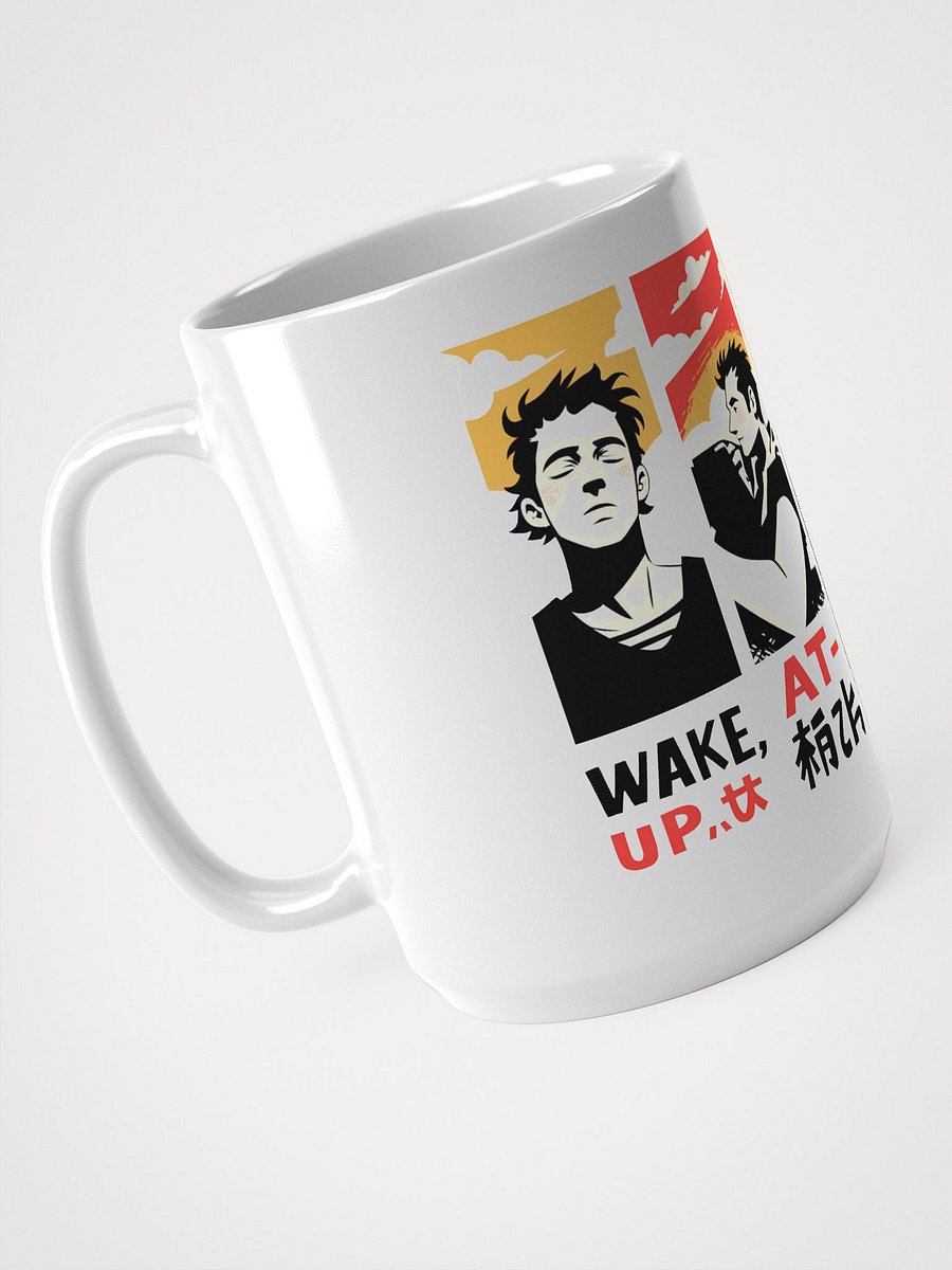 Global Wellness Mantra | Wake, Eat, Exercise, Sleep Art Glossy Mug product image (3)