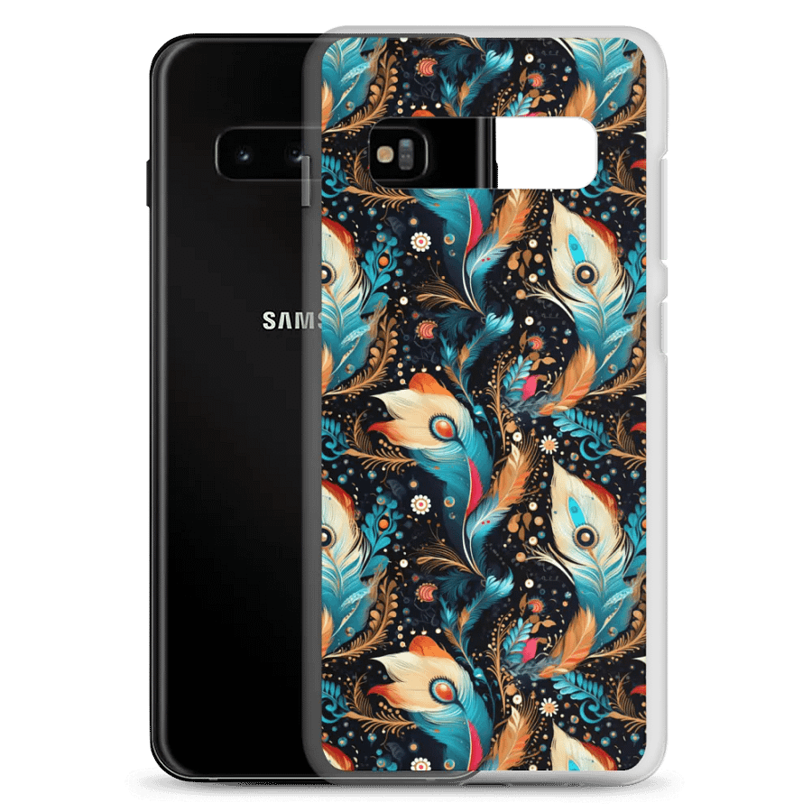 Ethereal Feathers Clear Samsung® Case product image (8)