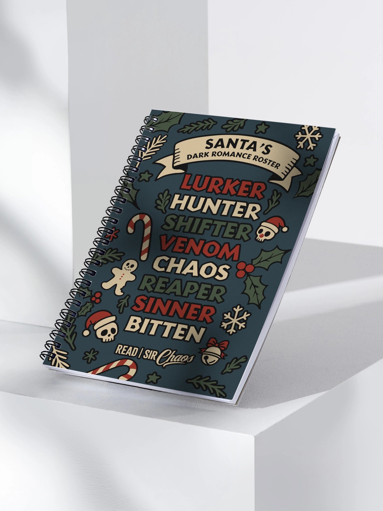 Santa's Dark Romance Roster Notebook product image (3)