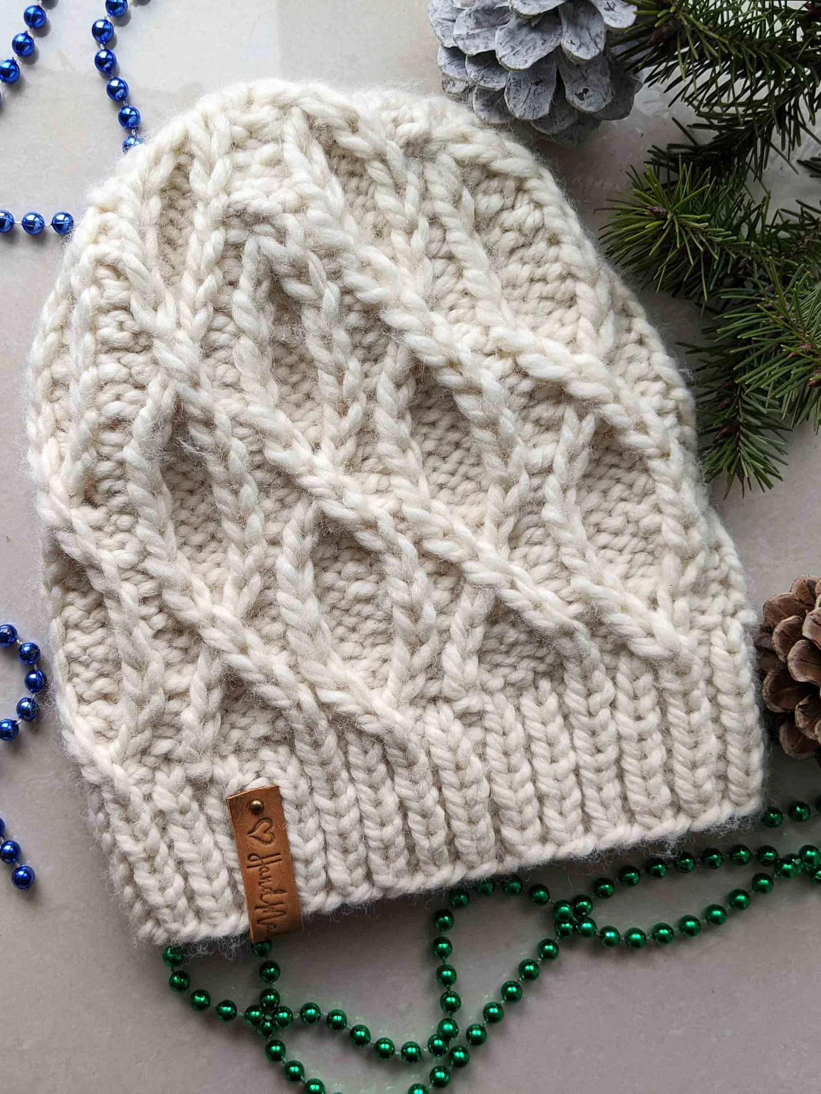 DNA Cable Knit Hat Pattern product image (3)