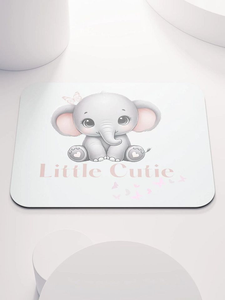 Little Cutie Elephant Mouse Pad product image (1)