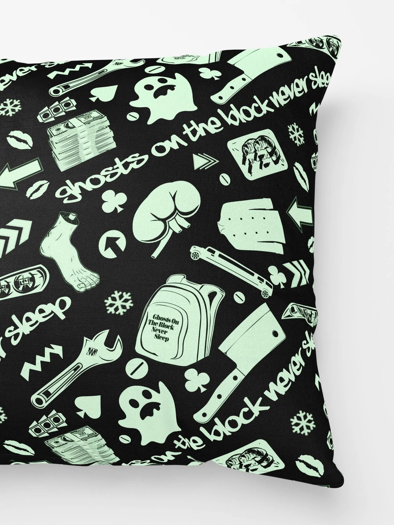 A8M - Ghosts On The Block Never Sleep Shorty Pillow (Creamy April) product image (2)