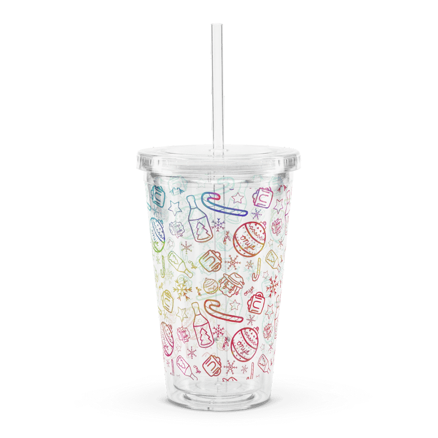 Limited Edition Christmas Rainbow Plastic Tumbler product image (4)