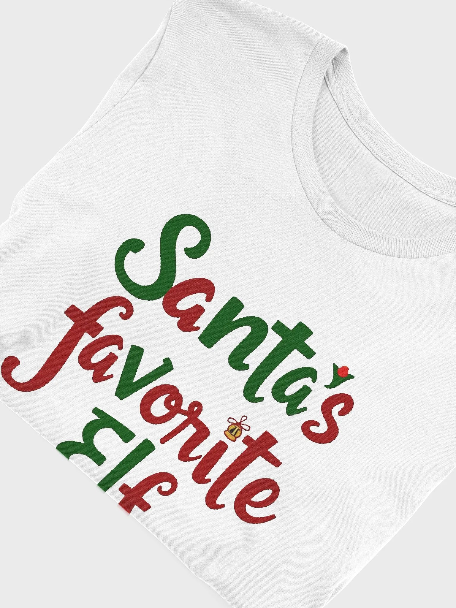 Santa's Favorite Elf Christmas T-Shirt product image (6)