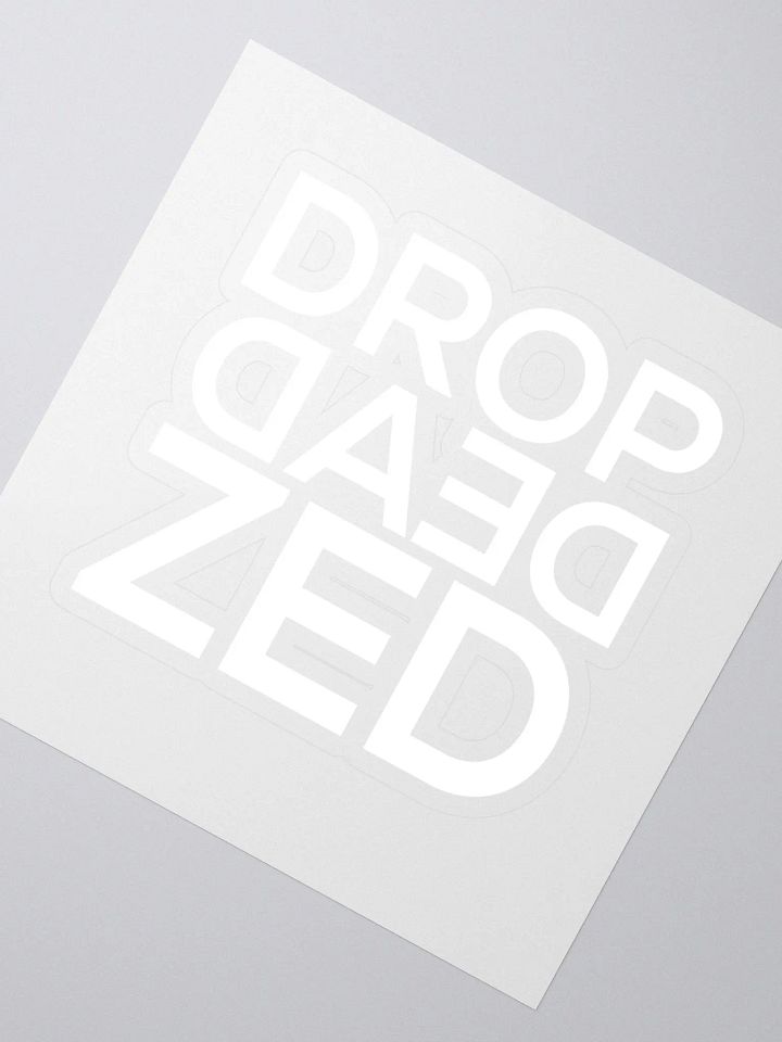 Drop Dead Zed - Name Sticker product image (2)