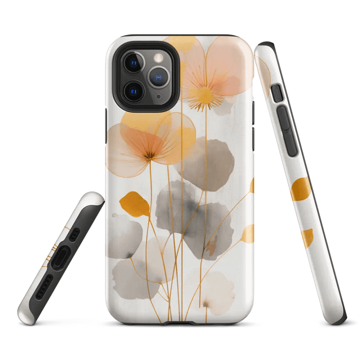 Watercolor blossom flower iPhone® Tough Case product image (2)