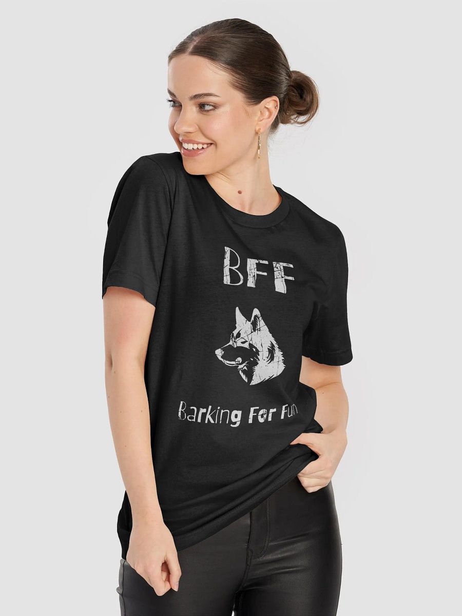 Siberian husky BFF Barking for fun, noisy dog, funny pun, cute joke, unisex TShirt product image (3)