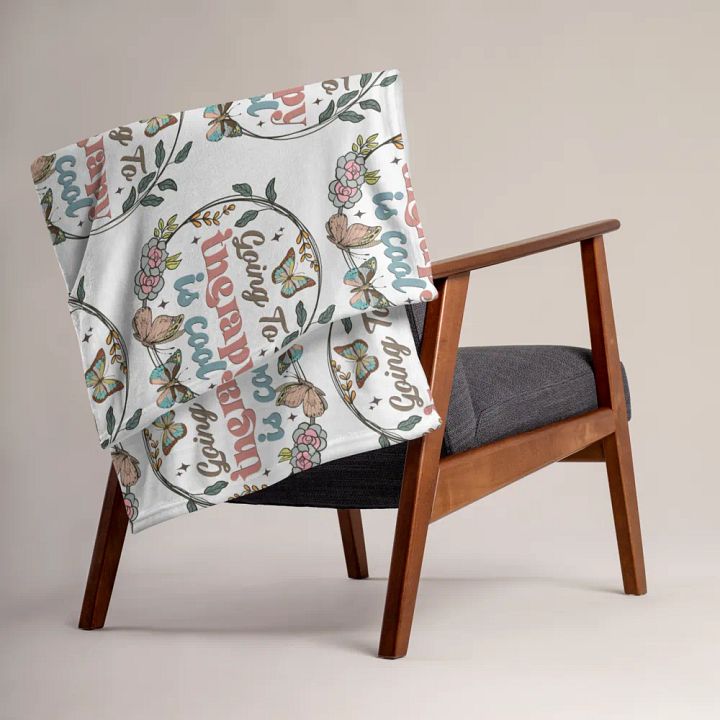 Going To Therapy Is Cool Blanket product image (1)