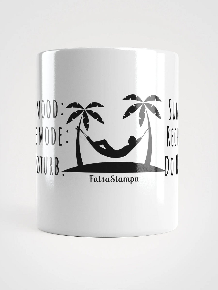Sunday Mood Mug: Recharge Mode with Palm Trees – Your Do Not Disturb Vibe!" product image (13)