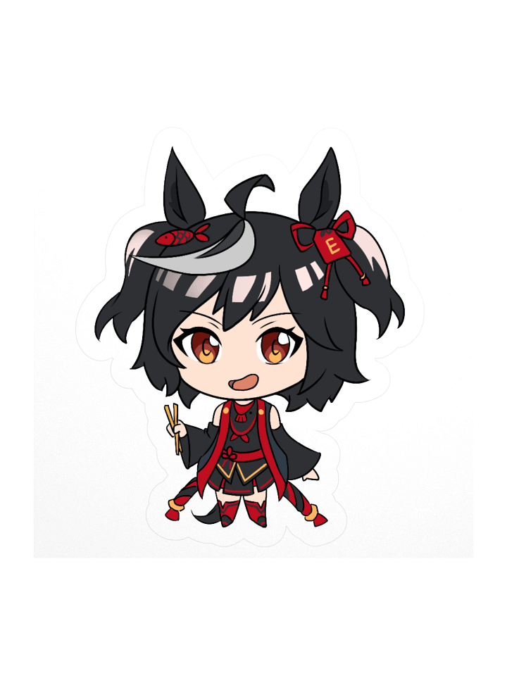 Kitasan Black x ChopsticksChan Sticker product image (1)