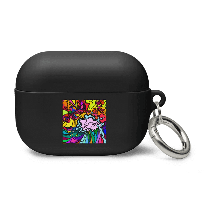 Swirling Dreams AirPods Case – Wave at Sunset product image (1)