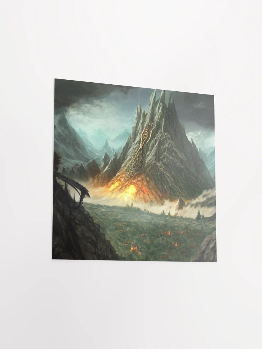 Eye of the Inferno Lord Of The Rings Anime Concept Art Poster product image (15)