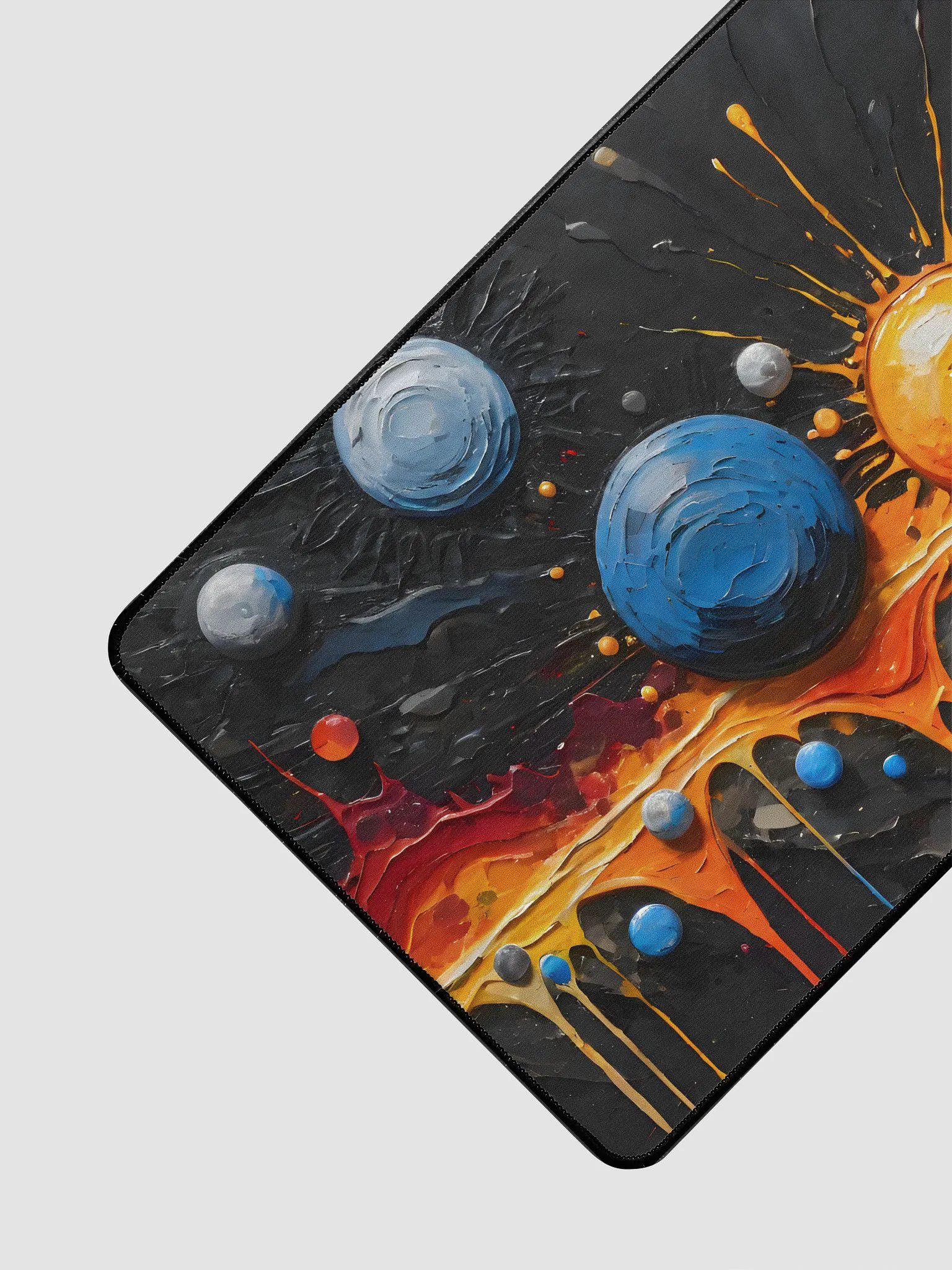 Desk Mat (15.5x31.5 inches) - Abstract Planets Design product image (3)