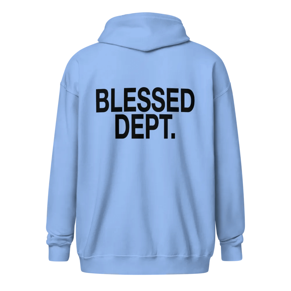 Blessed Dept. Black Font Zip-Up product image (6)
