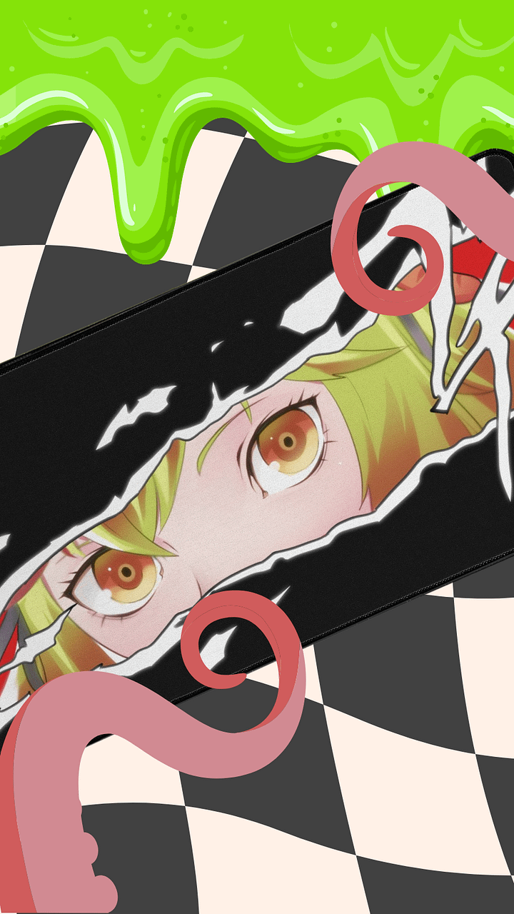 Action Anime Waifu Deskmat product image (1)