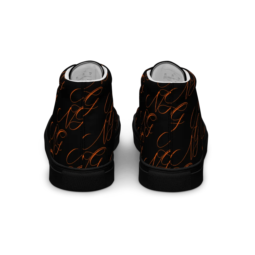Ng text Men's High Tops product image (9)
