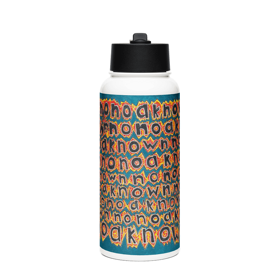 A Wild Woman Stainless Steel Water Bottle with a Straw Lid product image (1)