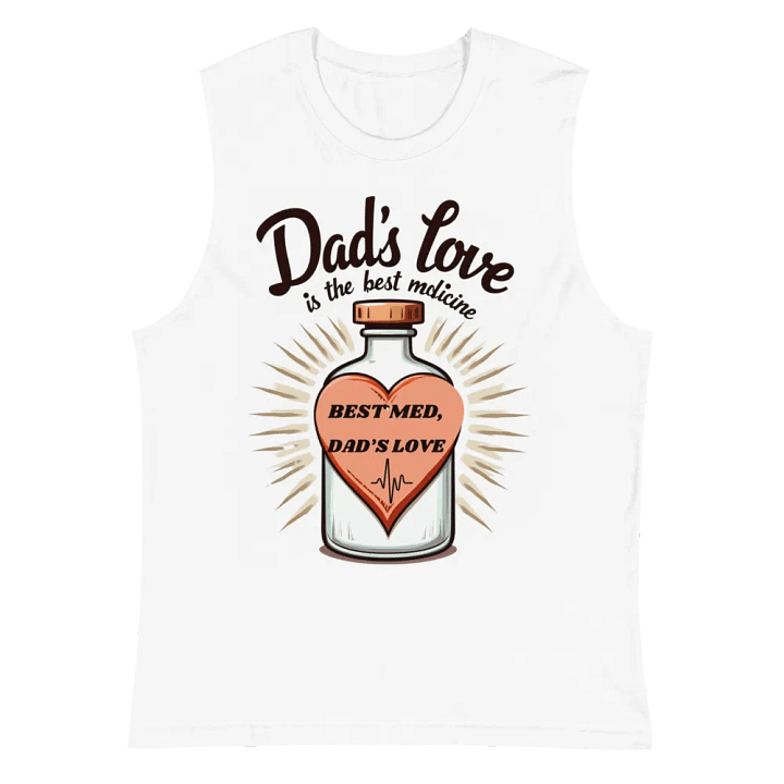 Dad's Love Muscle Tank product image (2)