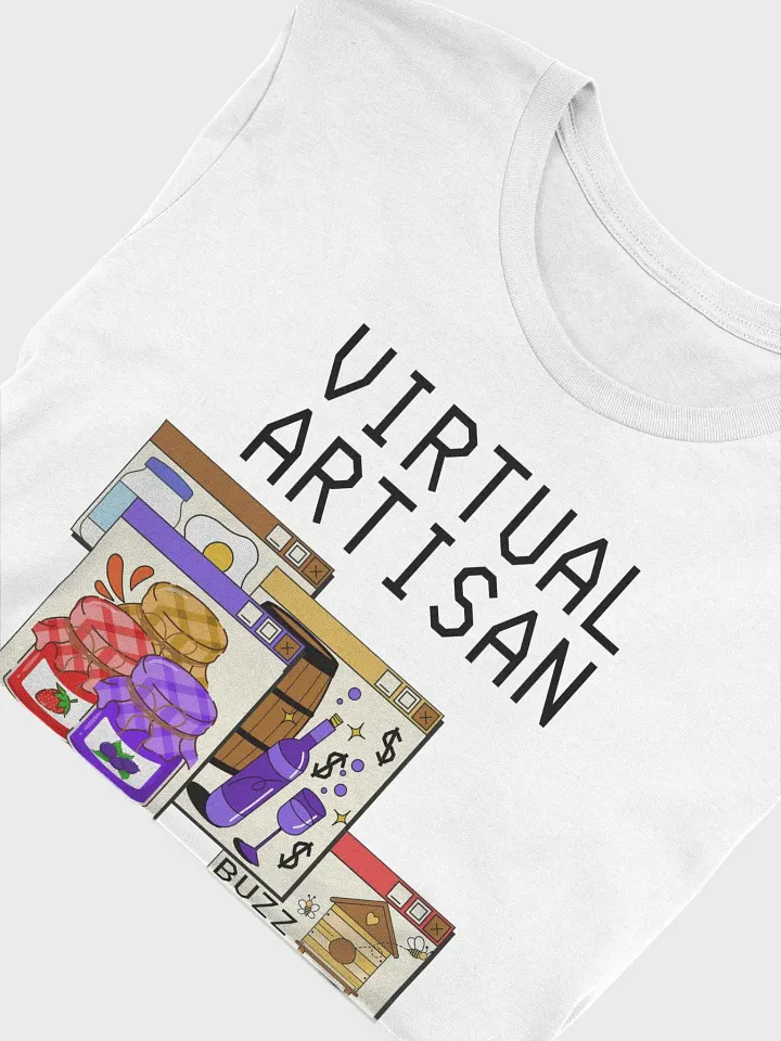 Virtual Artisan Tee - Black Text product image (101)