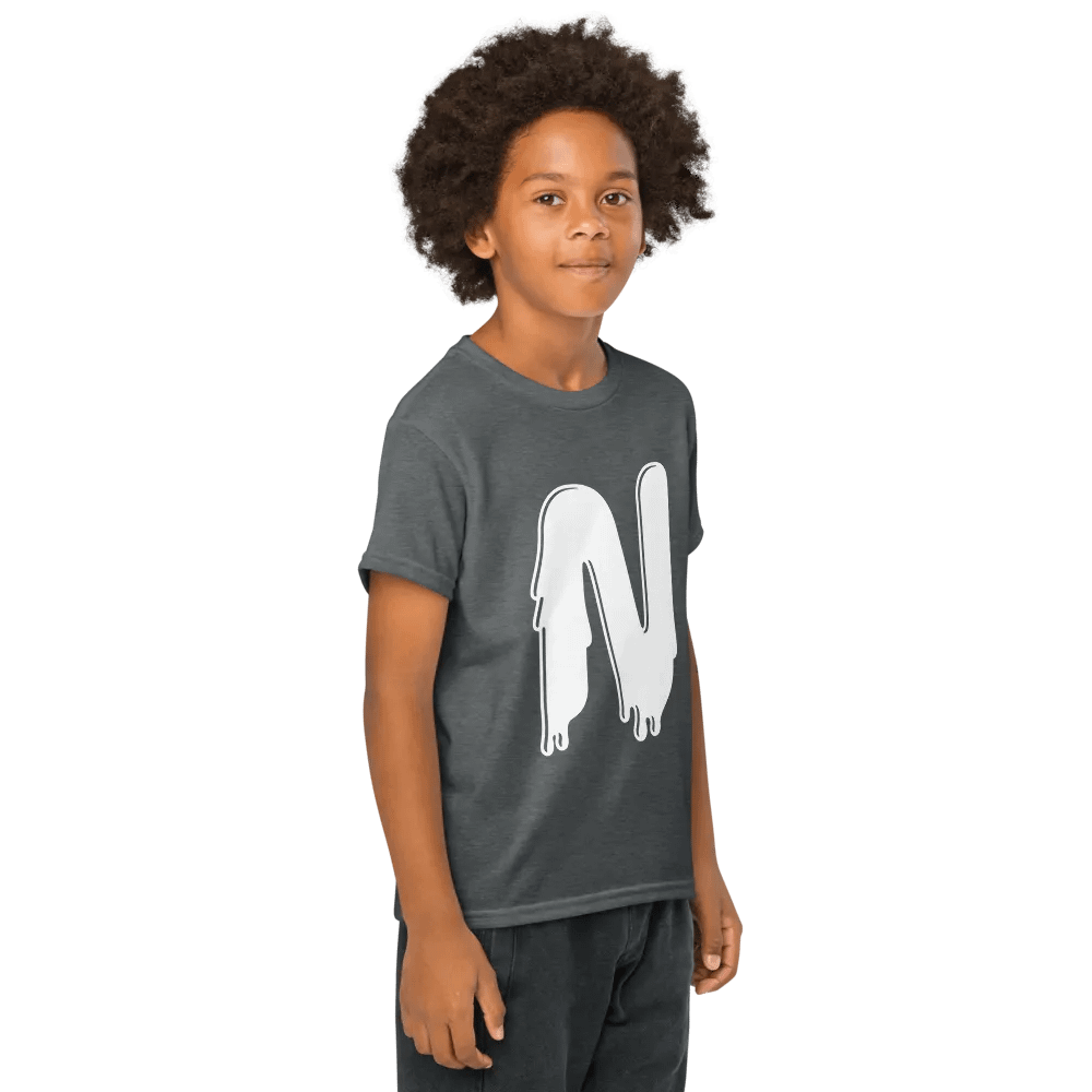 Melting Alphabet | Letter N | Youth Sports Tee product image (20)