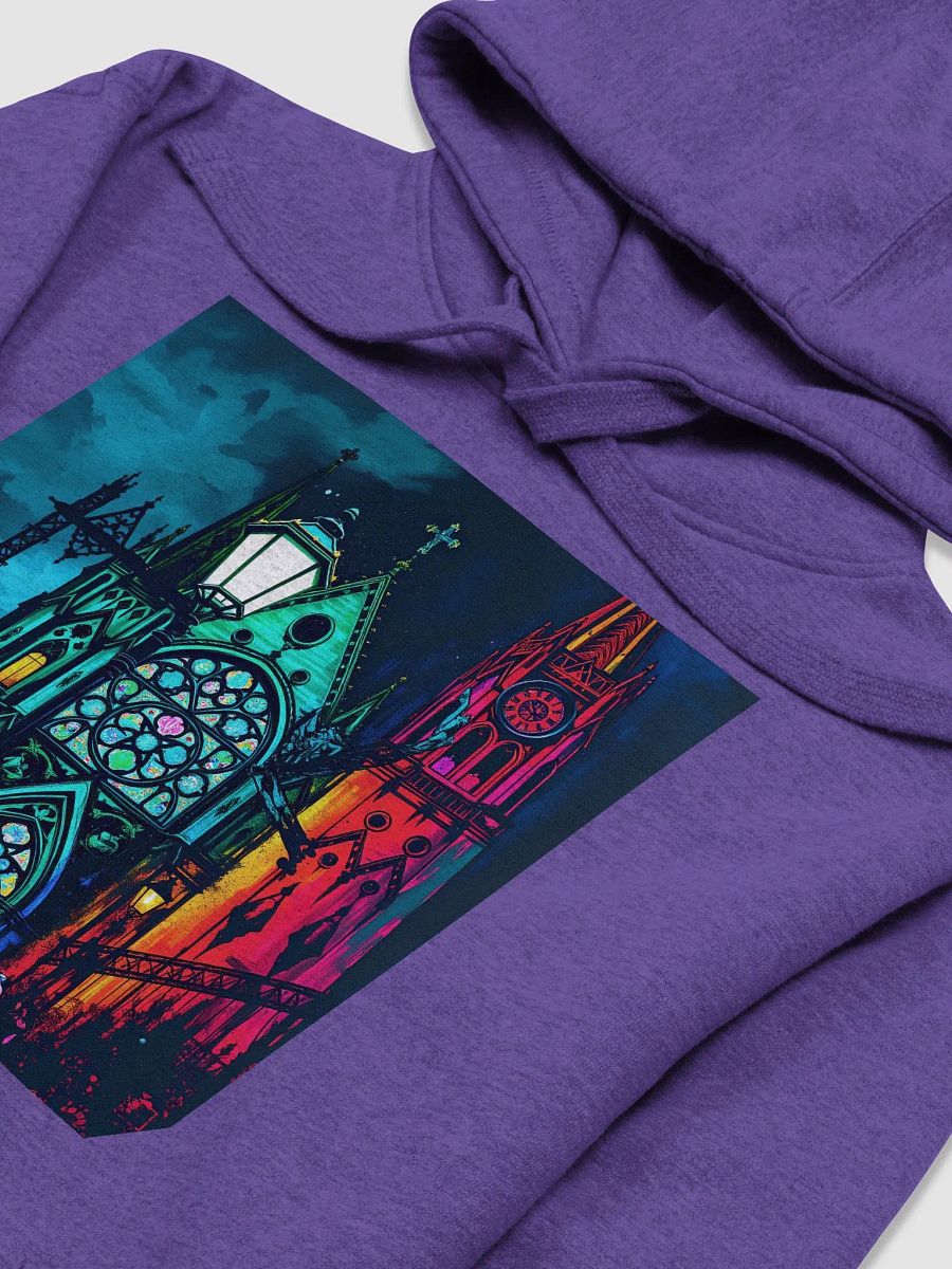 Gothic cathedral Cozy Cotton Blend Unisex Hoodie product image (3)