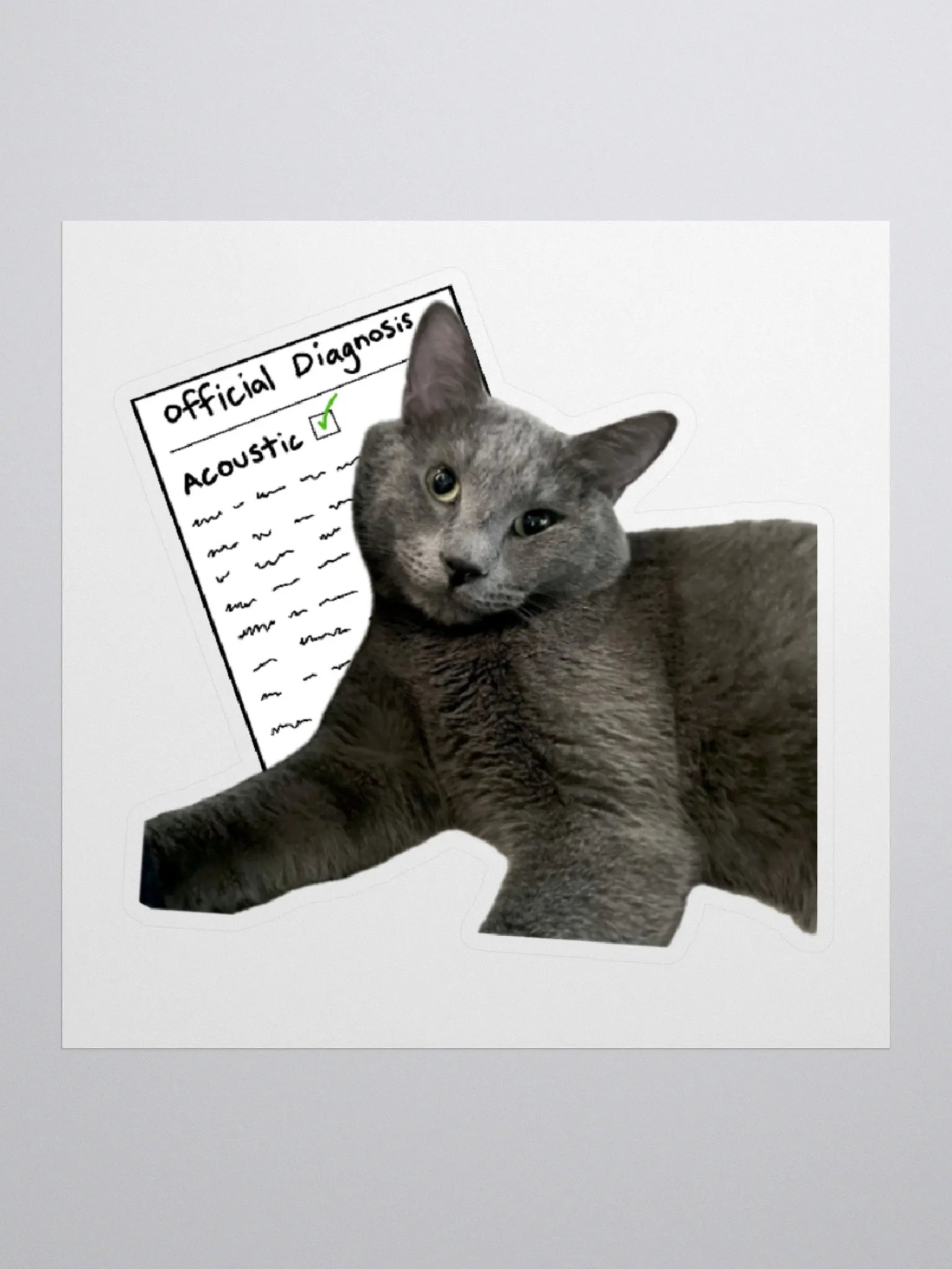 Bmo’s Diagnosis Sticker product image (1)