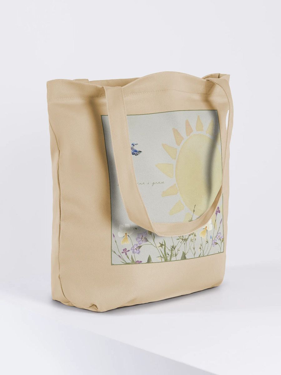 'in the sun i grow' Econscious Eco-Friendly Tote Bag product image (4)