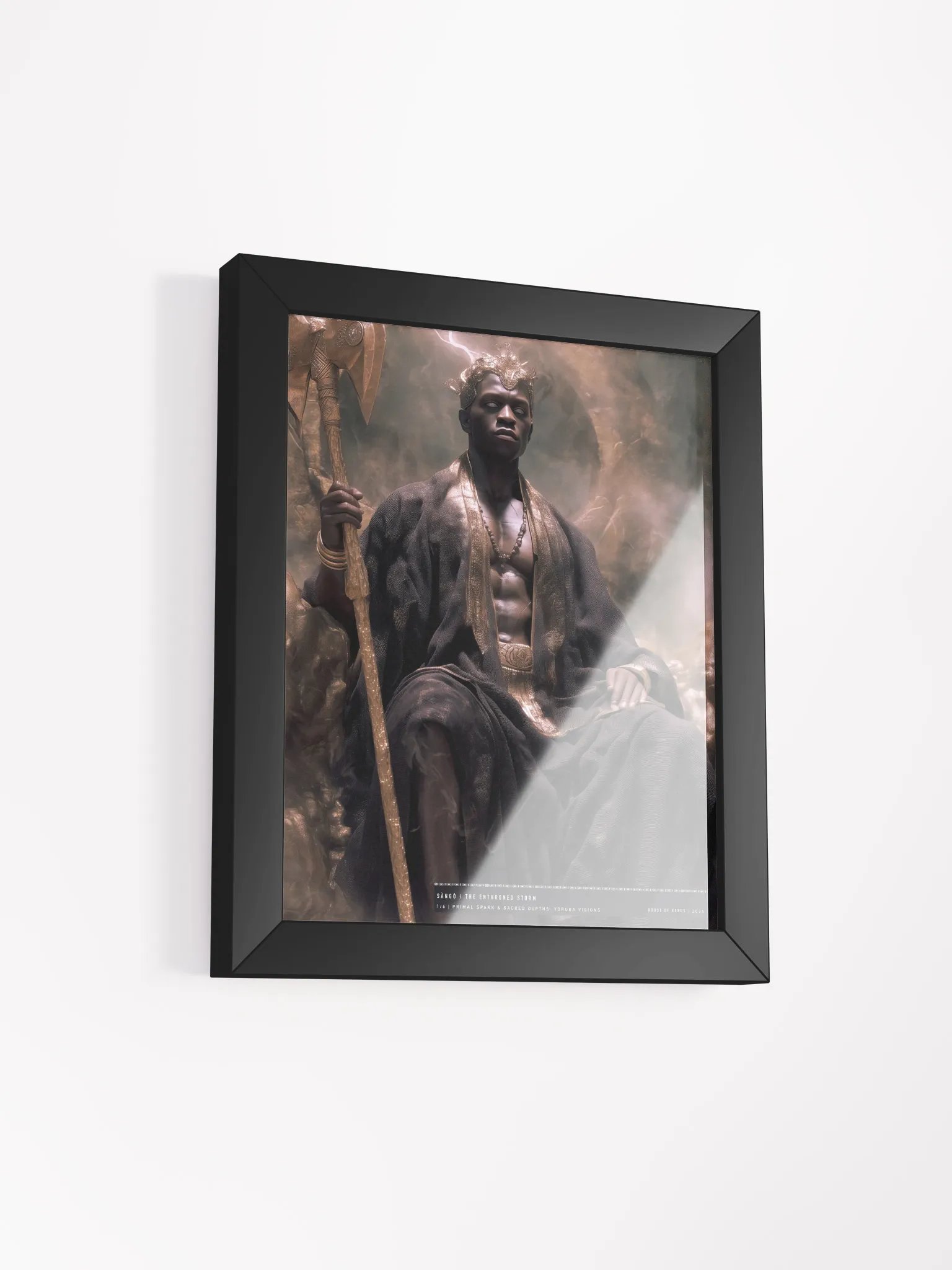 Shango: The Enthroned Storm – Framed Matte Poster product image (10)