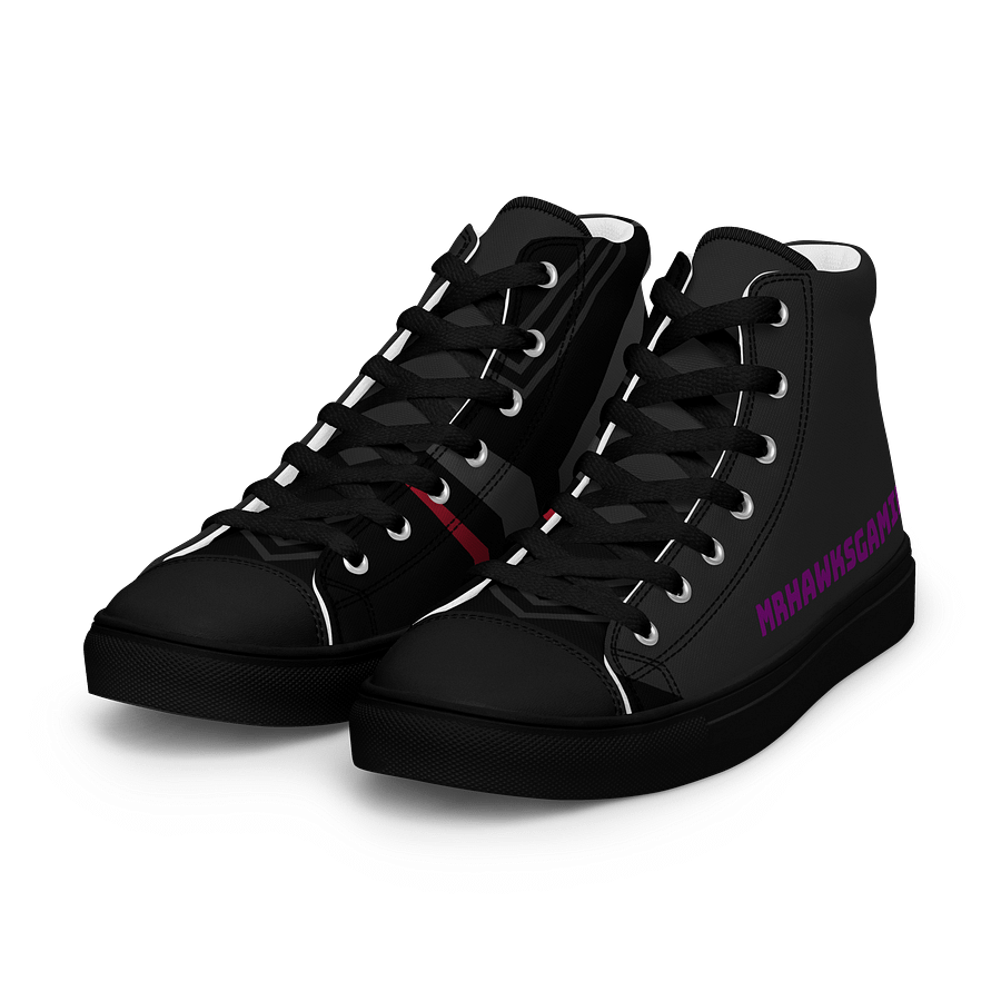 Women's Retro Geometric High Tops: MRHAWKSGAMING2 Edition product image (6)