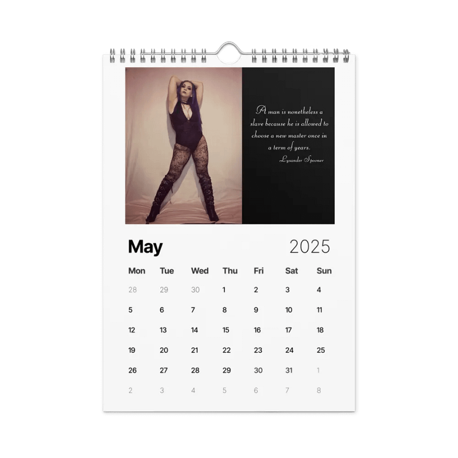 The LibertyTrap Pin-up Calendar 2025 product image (6)