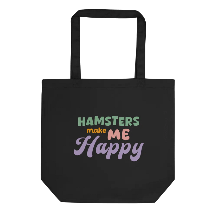 Hamsters Make Me Happy Tote Bag product image (3)