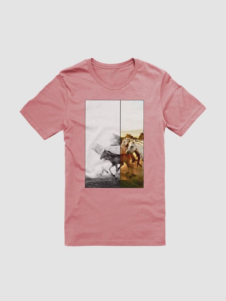 Wild Horses Disappearing Into The Void Unisex Tee product image (1)