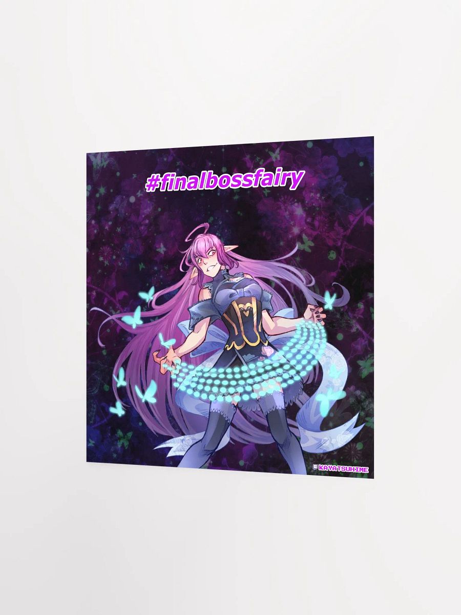 #finalbossfairy Square Poster (Keyboard ver.) product image (3)