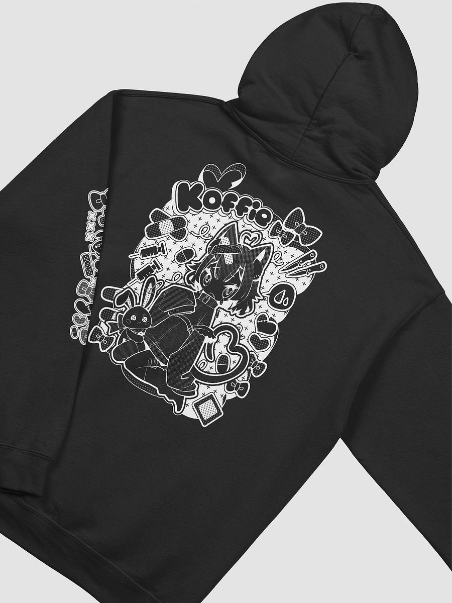 hoodie but with white print product image (4)