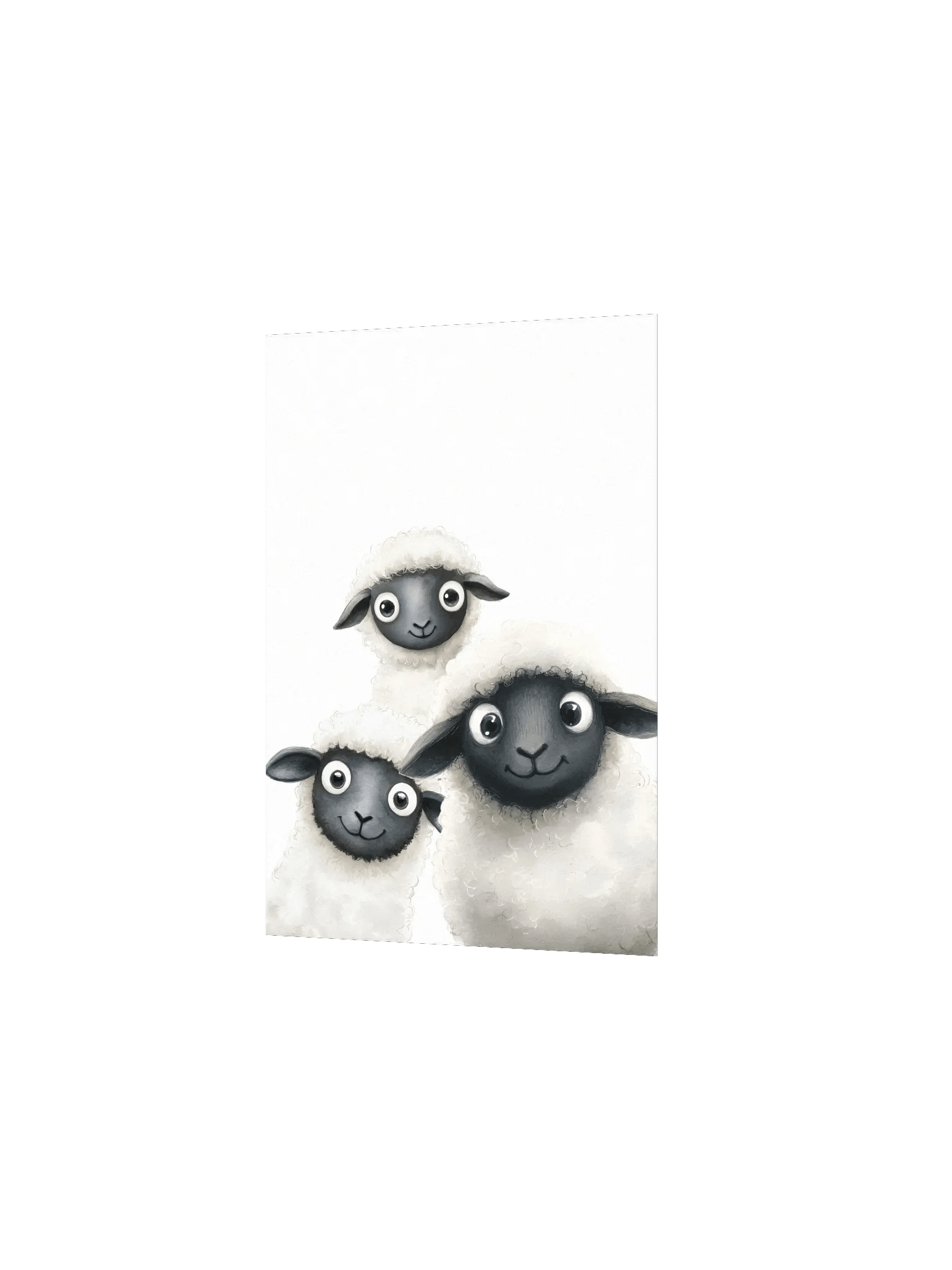 Quirky Trio Sheep, Farm Nursery Print product image (3)