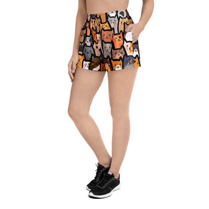 "Cats" Unisex Athletic Shorts product image (2)