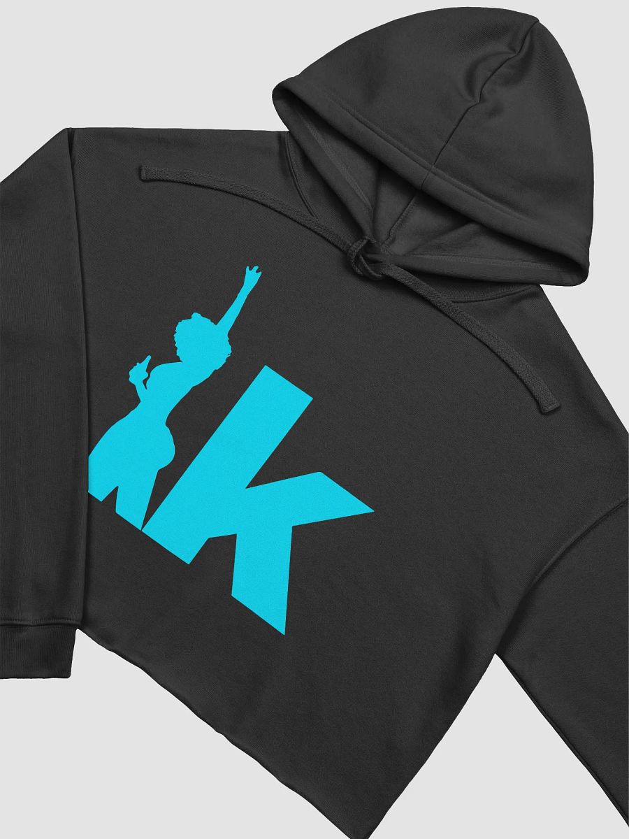Turquoise Crop Hoodie product image (3)